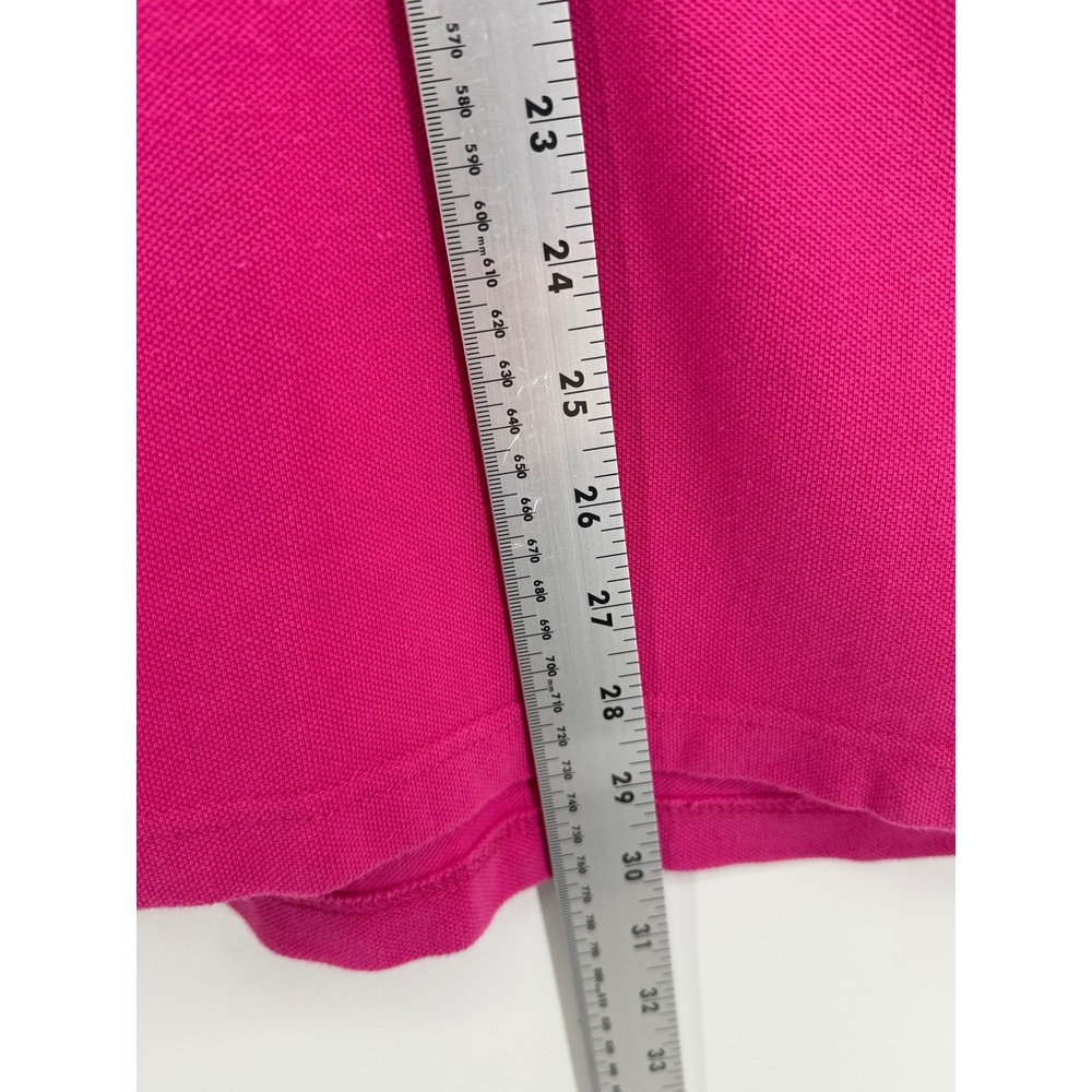 Disney Parks Mickey Mouse Polo XXL Cotton Pink Embroidered Pique Mens‎ Shirt - Picture 5 of 8